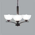 Alta Peak Collection Three Light Chandelier