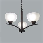 Alta Peak Collection Three Light Chandelier