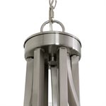 9-Light Chandelier in Brushed Nickel Finish