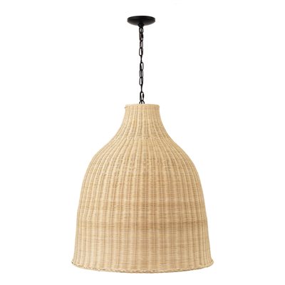 Marama Rattan 3 Lights Large Pendant