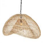 Bramo 1 Light Rattan Pendant