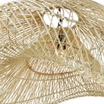 Bramo 1 Light Rattan Pendant