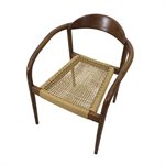 Catia Teak & Wicker Accent Chair