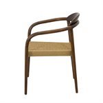 Catia Teak & Wicker Accent Chair