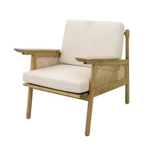 Cane Wicker Lounge Chair