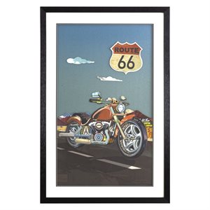 Motorcycle on Route 66