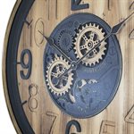 Carved Gear Clock