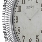 Munich in Silver Patina Wall Clock