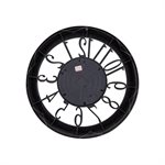 Pewter Round Gear Clock