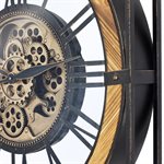 Iron Framed Gear Clock