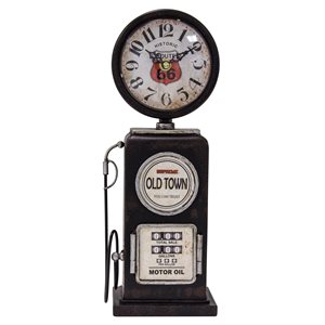 Old Town Black Table Top Clock