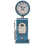Route 66 Blue Table Top Clock