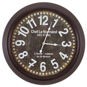 Circular Iron Wall Clock